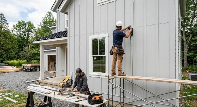 Batten Siding Installation in Boston, MA