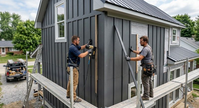Batten Siding Installation in Boston, MA