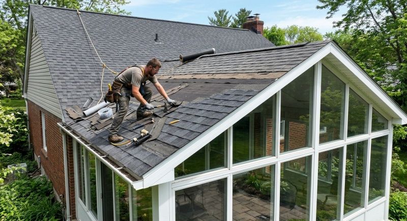 Damaged Roof Replacement in Worcester, MA